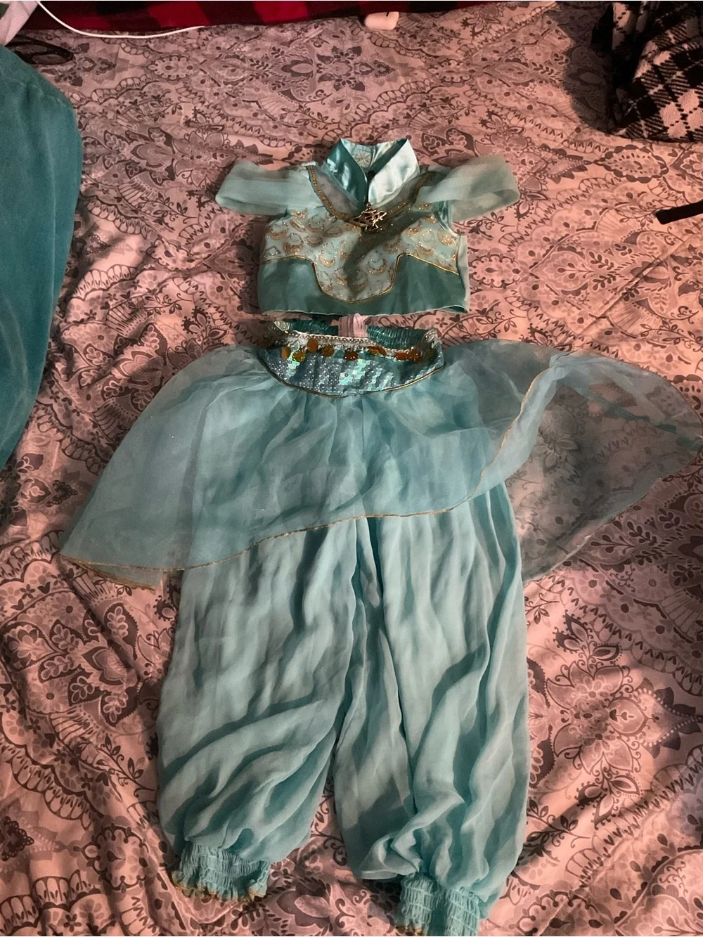 Disney Princess Jasmine Two Piece Costume - Picture 8 of 8